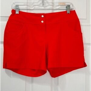 Slazenger performance golf shorts Women's 4 Orange pockets Logo Team league